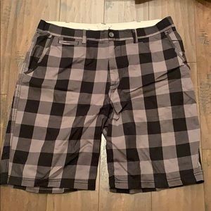 Flat front shorts